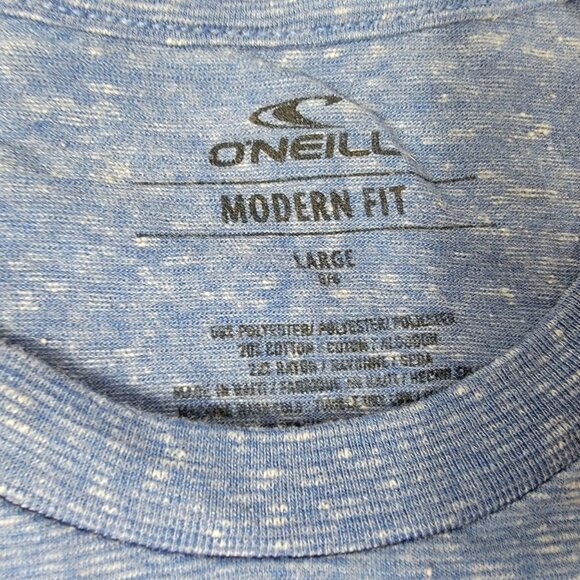 ONeill Mens Blue Large Modern Fit Short Sleeve T Shirt Casual Athletic Outdoors - Picture 4 of 8